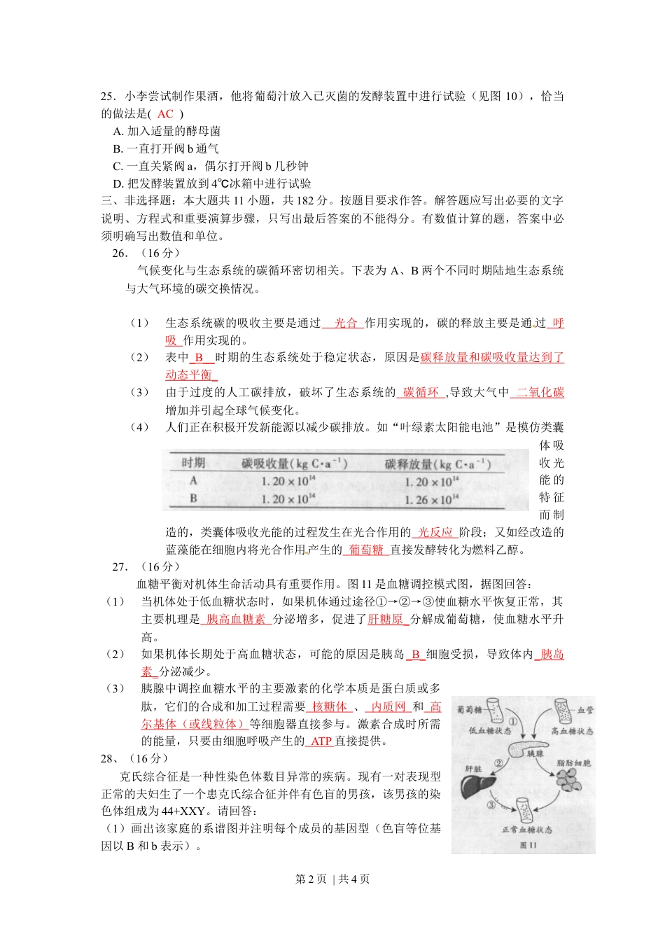 2010年高考生物试卷（广东）（解析卷）.docx_第2页