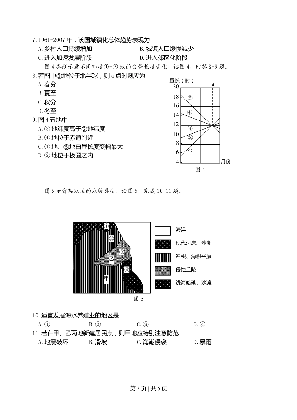 2008年高考地理试卷（四川）（解析卷）.doc_第2页