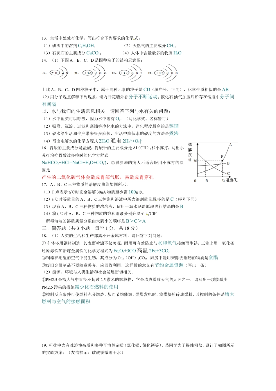 辽宁省锦州市2014年中考化学试题（含答案）kaoda.com.doc_第2页