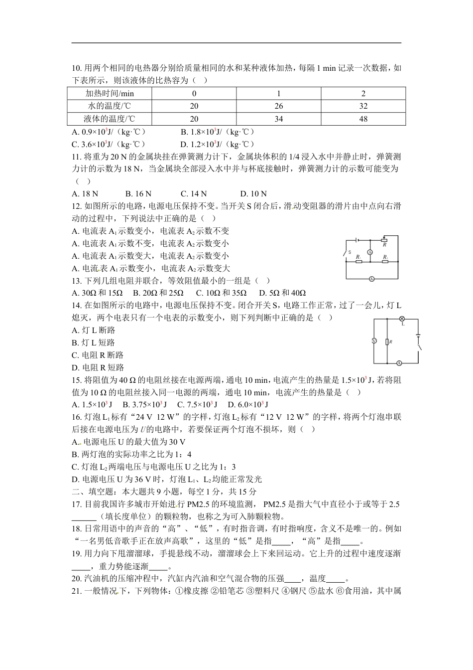 2012年甘肃省兰州市中考物理试题及答案kaoda.com.doc_第2页