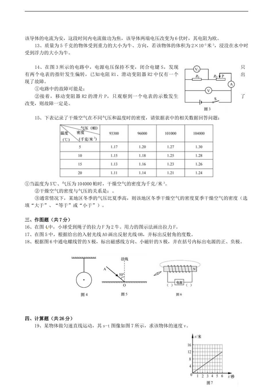 上海市2016年中考物理真题试题（含答案）kaoda.com.DOC_第2页