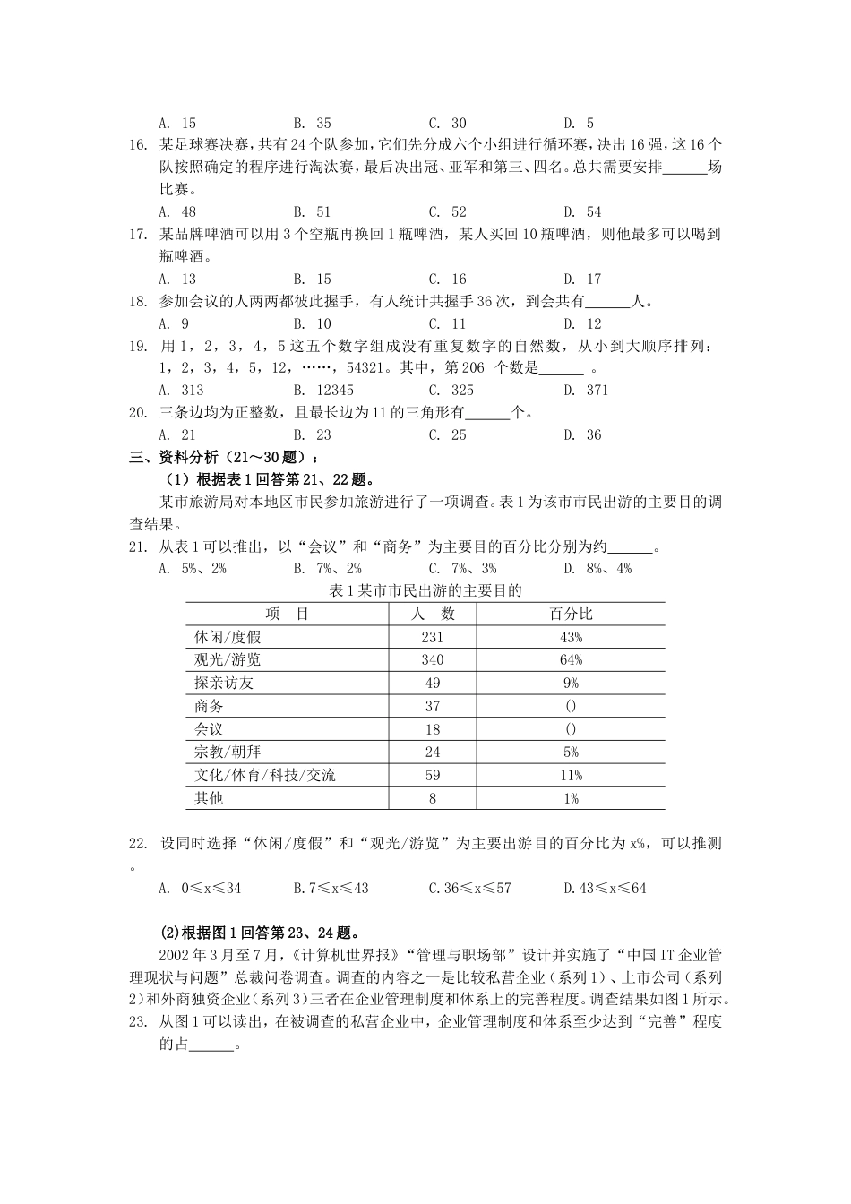 考大网_2004年上海公务员行测考试真题及答案kaoda.com.doc_第2页