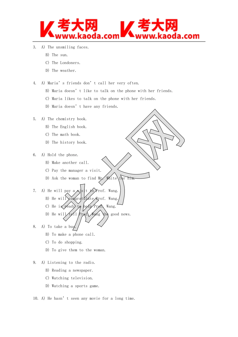 考大网_1990年6月英语四级真题及答案kaoda.com.doc_第2页